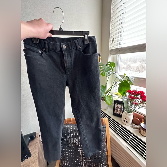 Lauren Jeans CO. Classic Black Straight Leg Jeans - Picture 3 of 11